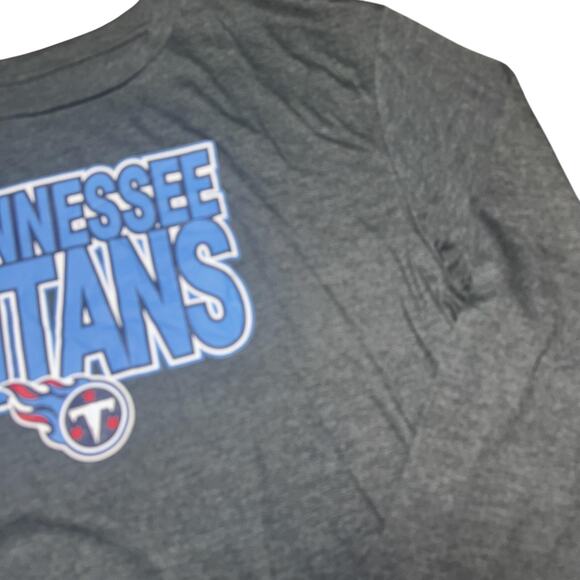 Tennessee Titans Shirt Mens XL Gray Long Sleeve NFL Football Team Apparel Cotton - Picture 3 of 6